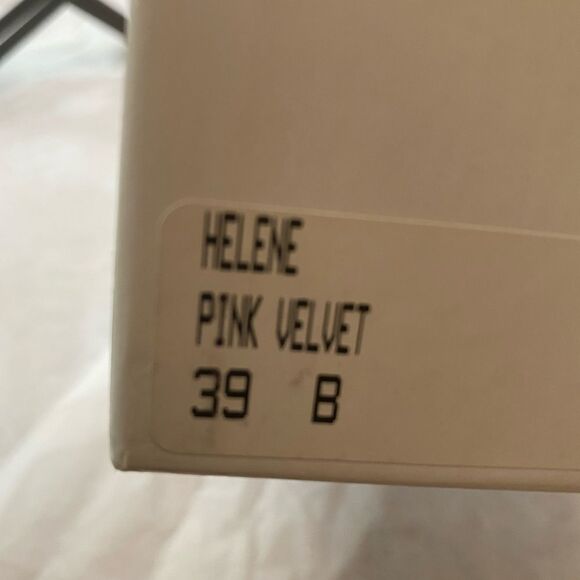New with box Tabitha Simmons blush velvet peep toe heels size 37 6.5 AND 39 8.5 - Picture 12 of 14
